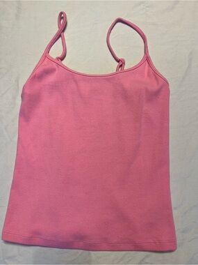 American Eagle Small Pink Ribbed Tank